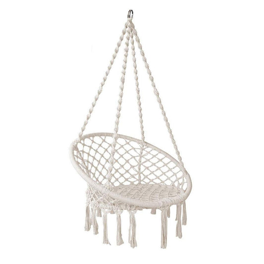 White Woven Hammock Chair